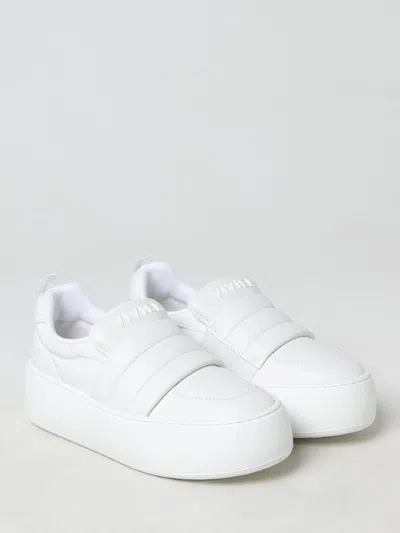 Roger Vivier Platform Sneakers Featuring Pull Tab In White