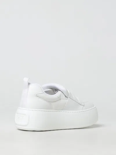 Roger Vivier Platform Sneakers Featuring Pull Tab In White