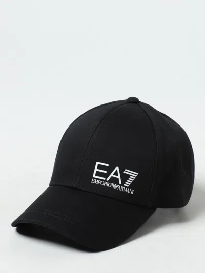 Ea7 Hat Men  In Black