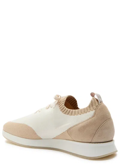 Aurélien Colour-blocked Knit Sneakers In Multi