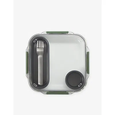 Black + Blum Olive Original Plastic Lunch Box 20cm In Green