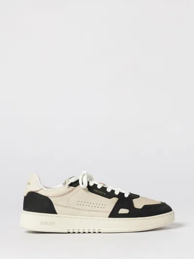 Axel Arigato Dice Lo Black And Beige Two-tone Sneakers In Calf Leather Man In Multi