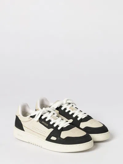 Axel Arigato Dice Lo Black And Beige Two-tone Sneakers In Calf Leather Man In Multi