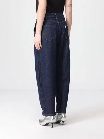 Liu •jo Cropped Balloon Jeans In Blue