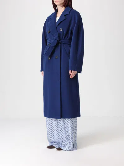 Max Mara Coat Woman  In Blue