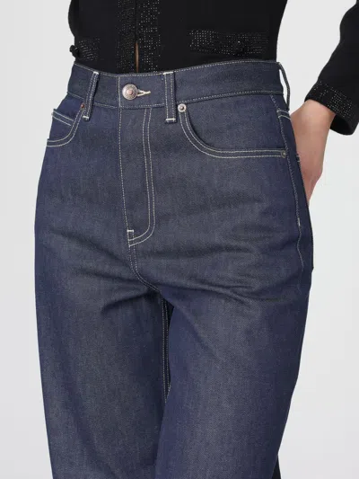 Tory Burch Jeans Woman  In Blue