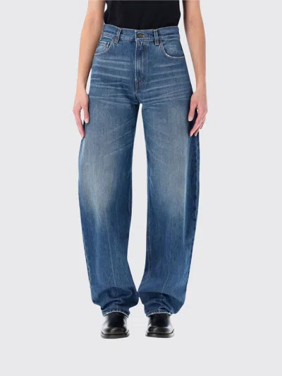 Haikure Women Blue Denim Jeans In Blue