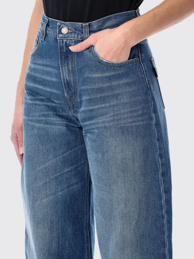 Haikure Women Blue Denim Jeans In Blue