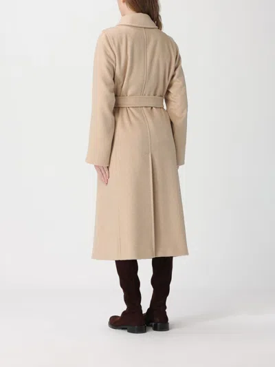 Max Mara Coat In Neutral