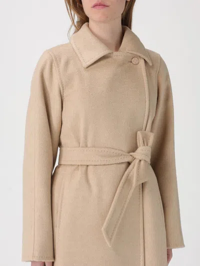 Max Mara Coat In Neutral