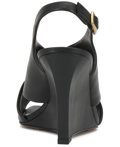 Vince Camuto Ameira Slingback Wedge Sandal In Black