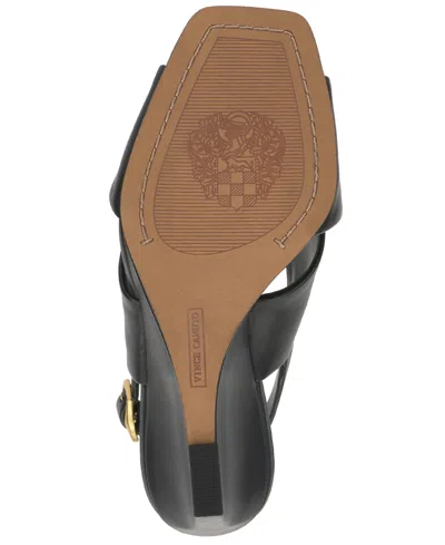 Vince Camuto Ameira Slingback Wedge Sandal In Black