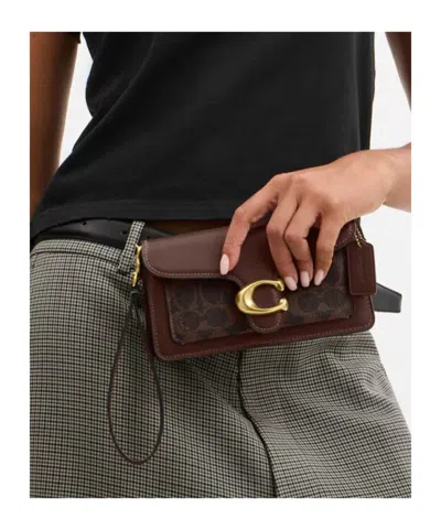 Coach Tabby Chain Bag In Burgundy