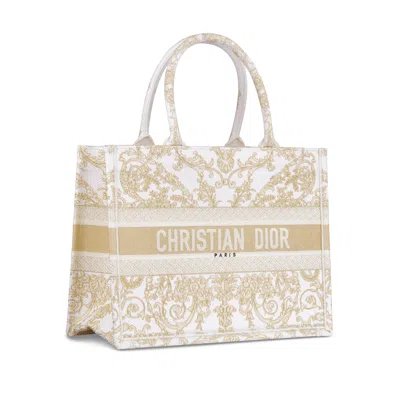 Dior Medium  Book Tote In Neutral