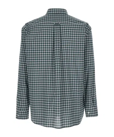 Celine Plaid Shirt In Gray