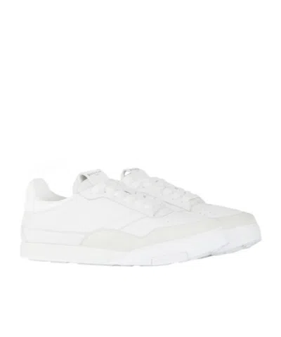 Givenchy White Calf Leather Bos Taurus Low Top Sneakers In Multi