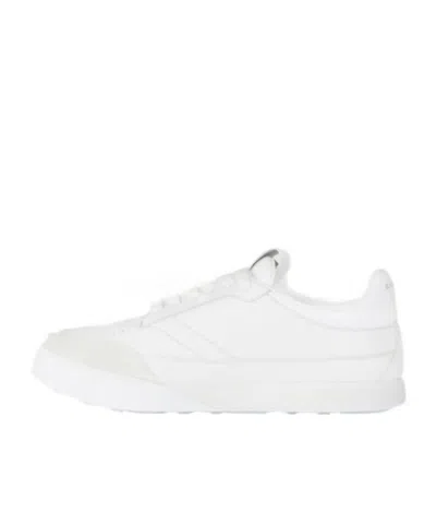 Givenchy White Calf Leather Bos Taurus Low Top Sneakers In Multi
