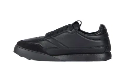 Givenchy Black Calf Leather Bos Taurus Low Top Sneakers In Multi