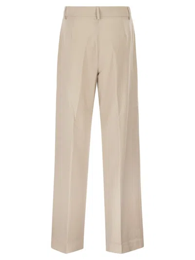 Weekend Max Mara Casual Pants With Belt Loops In Brown