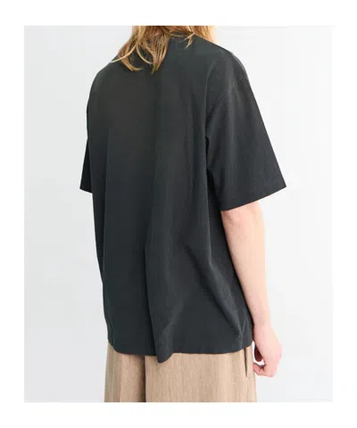 Acne Studios Crew Neck T-shirt In Black