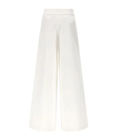 Ermanno Scervino Drawstring Casual Pants In White