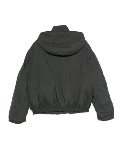Ranra Patch-pocket Hooded Jacket In Black