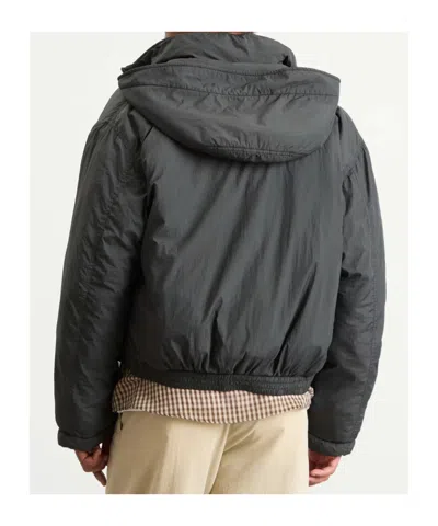 Ranra Patch-pocket Hooded Jacket In Black