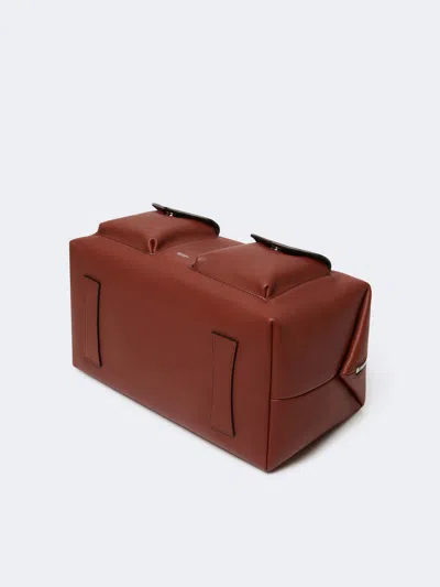 Max Mara Large Boston Bag In Brown