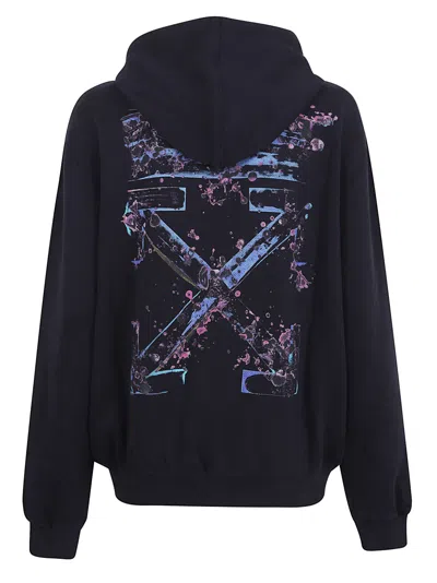 Off-white Long-sleeved Sweatshirt In Blue