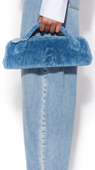 Alaïa Le Teckel Clutch In Blue