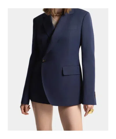 Dsquared2 Kathy Double-breasted Blazer In Blue