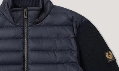 Belstaff Control Mens Hybrid Jacket In Black