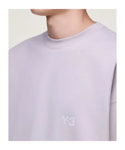 Y-3 Long-sleeved Sweatshirt In Gray