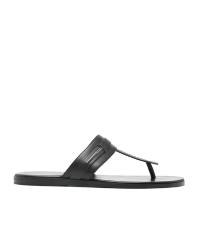 Tom Ford Flat Sandals Open Toe Single Strap In Black