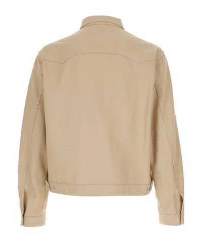 Dsquared2 Long-sleeved Casual Jacket In Brown