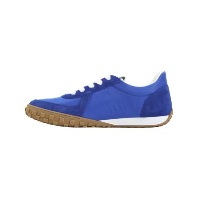 Givenchy Low Top Sneakers Round Toe Rubber Sole In Blue