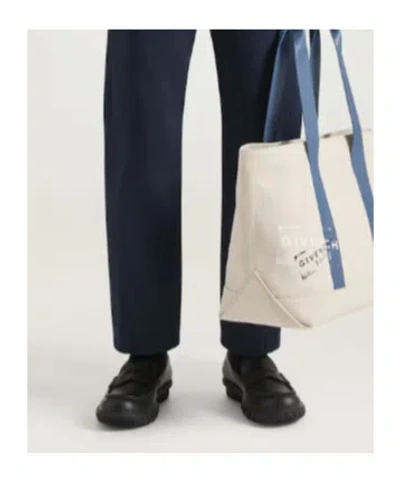 Givenchy Echo Leather Penny Loafers In Black