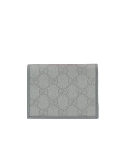 Gucci Pattern Wallet In Gray