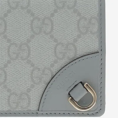 Gucci Pattern Wallet In Gray