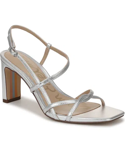 Sam Edelman Elissa Slingback Sandal In Silver