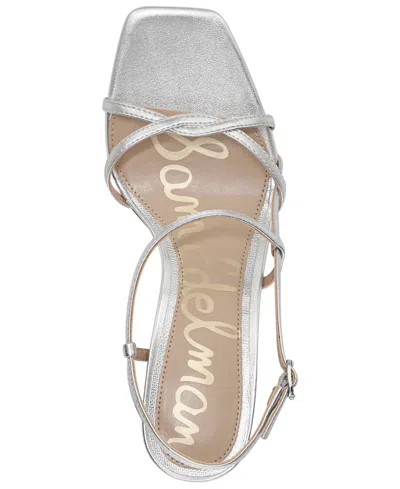 Sam Edelman Elissa Slingback Sandal In Silver