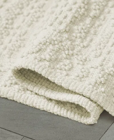 French Connection Nellore Fringe Cotton 2-pc. Bath Rug Set In White