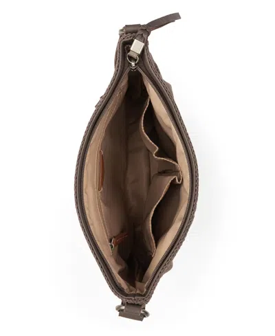 The Sak Melrose Leather Small Crossbody Bag In Brown