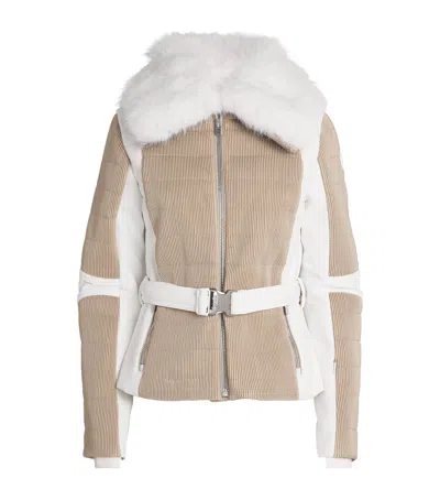 Fusalp Water-repellent Gitu Ski Jacket In Brown