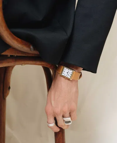 Breda Virgil Leather Strap Watch, 26mm In Brown