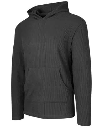 Blue Ice Men's Waffle Knit Thermal Pull-on Hoodies, 3-pack In Multi
