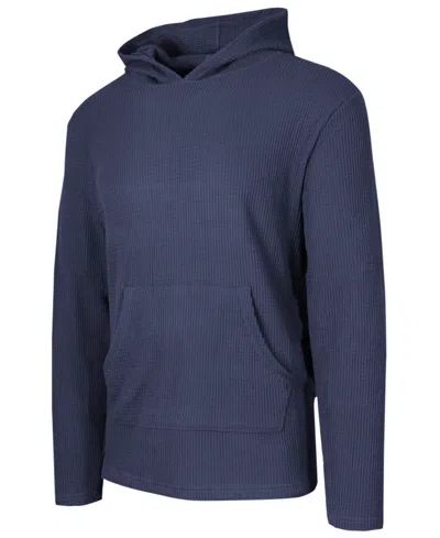 Blue Ice Men's Waffle Knit Thermal Pull-on Hoodies, 3-pack In Multi
