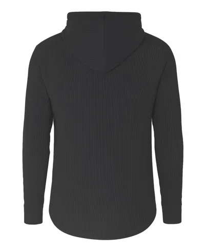 Blue Ice Men's Waffle Knit Thermal Pull-on Hoodies, 3-pack In Multi