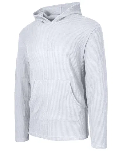 Blue Ice Men's Waffle Knit Thermal Pull-on Hoodies, 3-pack In Multi