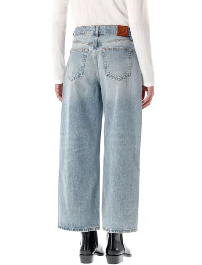 Anine Bing Benson Mid-rise Straight-leg Jeans In Blue